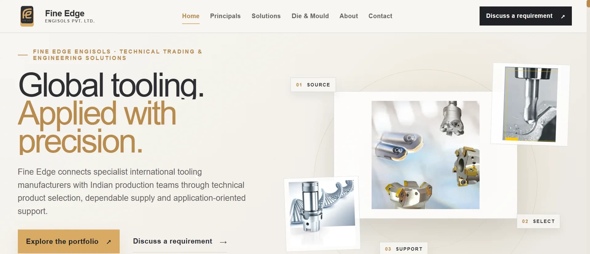 Fine Edge website preview