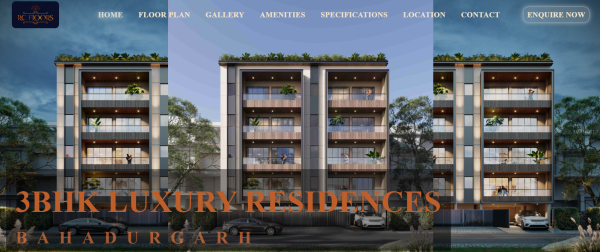 Premium Real Estate Builders Landing Parallax Template Next.js + Typescript